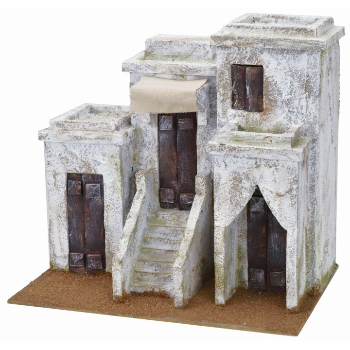 Palacio árabe con escalera y cúpula de 29,5x19,5x26,5 cm h