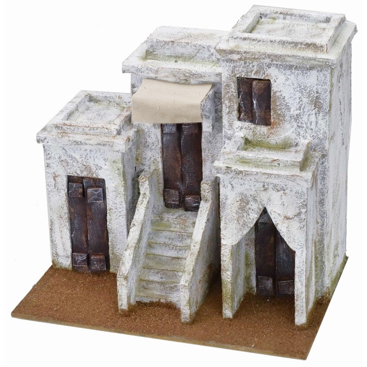 Palacio árabe con escalera y cúpula de 29,5x19,5x26,5 cm h