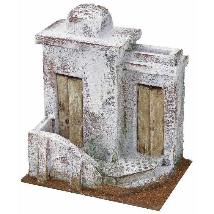 Casa araba con scalinata cm 11,5x8,5x12,5 h