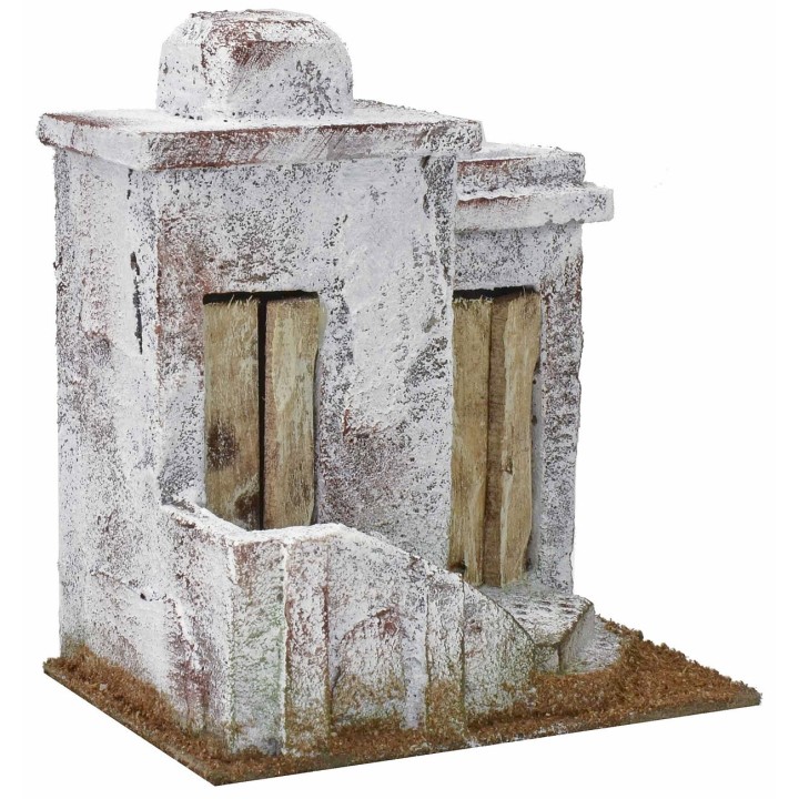 Casa araba con scalinata cm 11,5x8,5x12,5 h