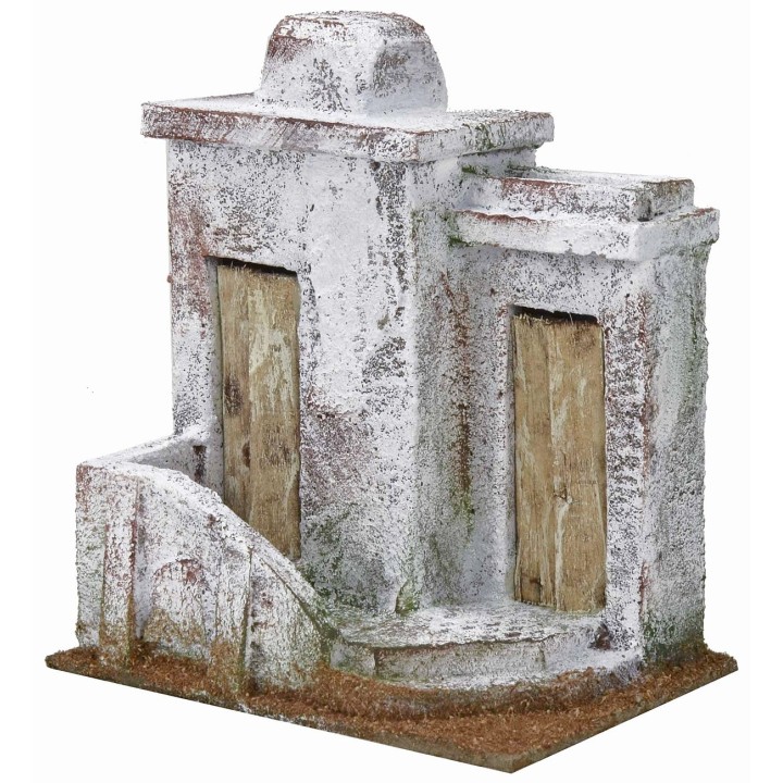 Casa araba con scalinata cm 11,5x8,5x12,5 h