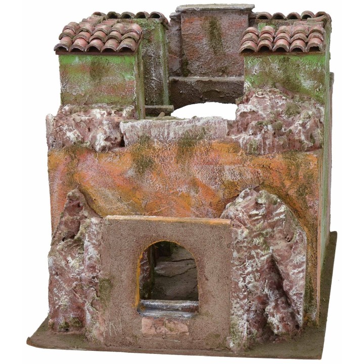 Palazzo con chiostro interno cm 29x39x30 h