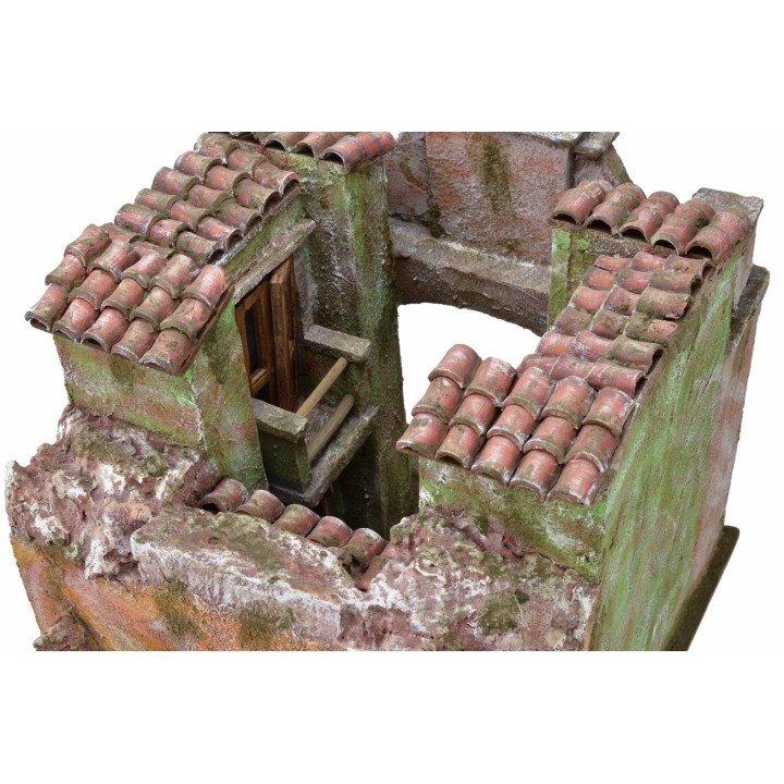 Palazzo con chiostro interno cm 29x39x30 h