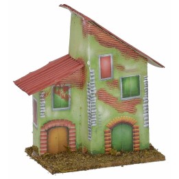 Green house for nativity scene 10x7x12.5 cm h