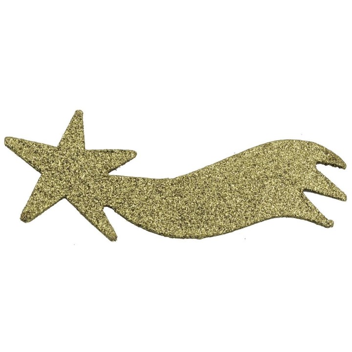 Estrella cometa oro cm 22,5x9 h