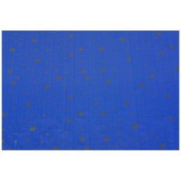 Carta cielo per presepe con stelle oro 100x70 cm