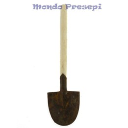 Pala arruginita in legno cm 8 h.
