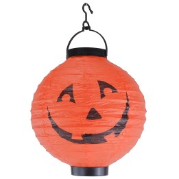Round illuminated paper lantern for Halloween ø 20 cm