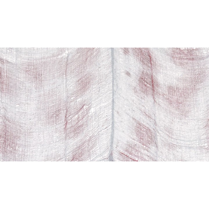 Grey-red spider web for Halloween 183x76 cm h