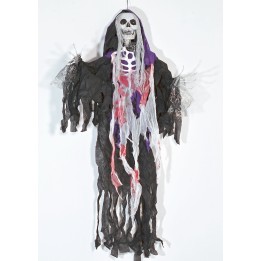 Fantasma monstruo colgante con luces y sonido Halloween h 160 cm