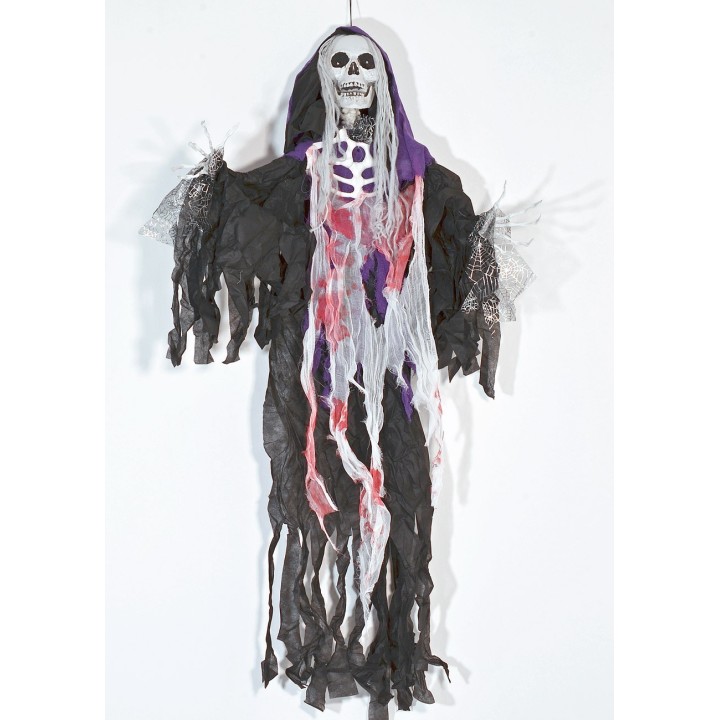 Appendino mostro fantasma con luci e suono Halloween h 160 cm