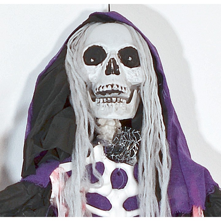 Ghost monster hanger with lights and sound Halloween h 160 cm