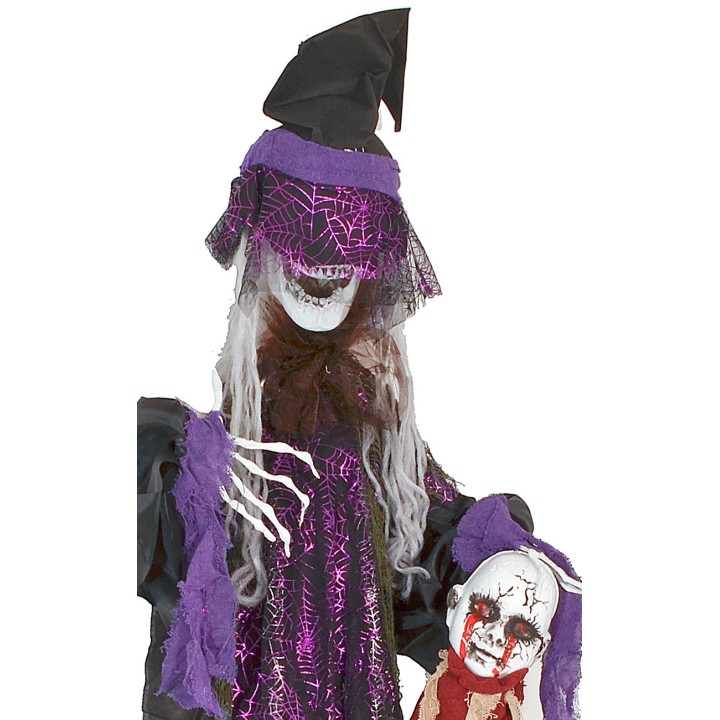 Ghost monster with head in hand lights and sounds Halloween h