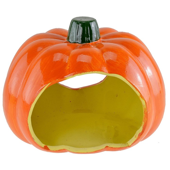 Calabaza portavelas para Halloween cm 18x15 h