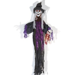 Ghost monster with head in hand lights and sounds Halloween h