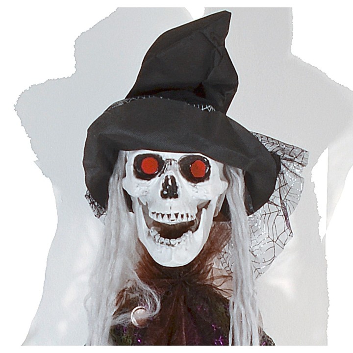 Mostro fantasma con testa in mano luci e suoni Halloween h 185