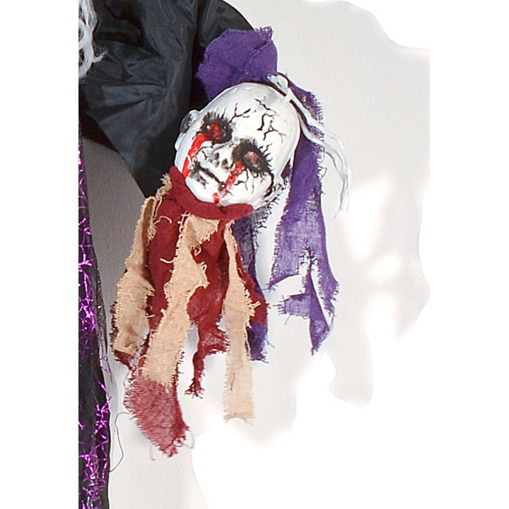 Ghost monster with head in hand lights and sounds Halloween h