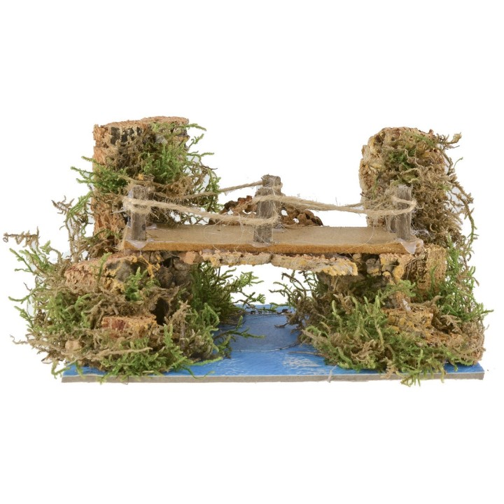 Bridge over the river 20x14x11.5 cm h
