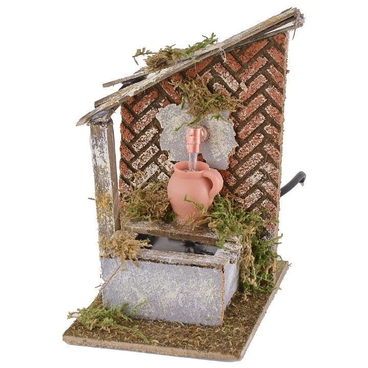 Fuente funcional con jarra de 10x15x17 cm h