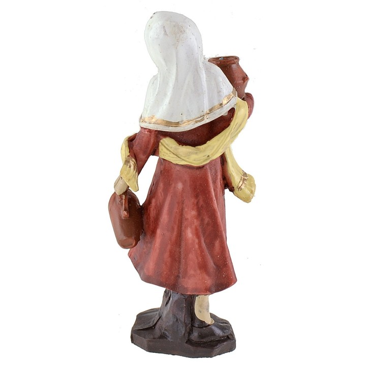 Resin well with woman series 10 cm