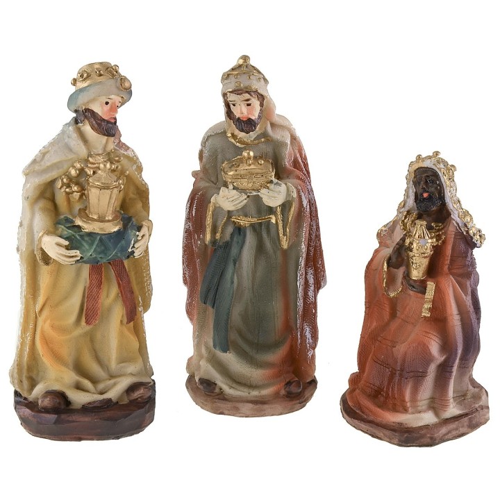 Nativity 10 subjects series 12 cm in resin