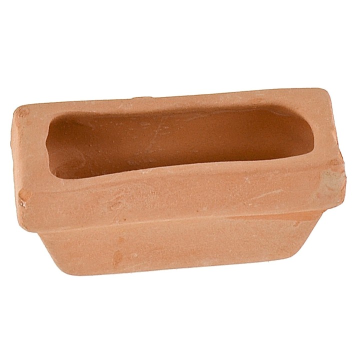 Maceta rectangular de terracota cm 5x2,3x2,2 h
