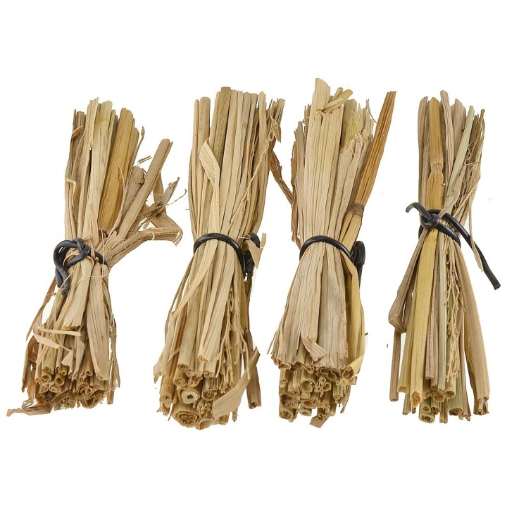 Set 4 fascine di paglia 11 cm