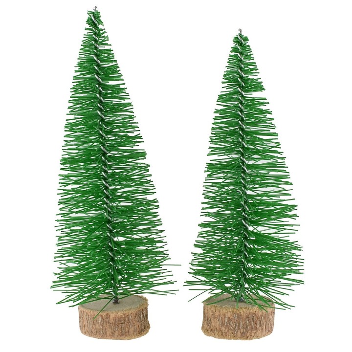 Juego de 2 pinos de 12,5 cm de altura.
