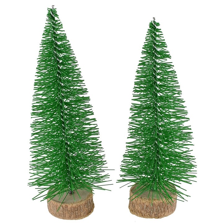 Juego de 2 pinos de 12,5 cm de altura.