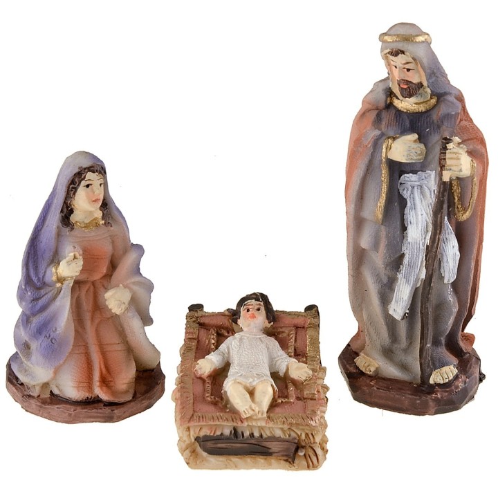 Nativity 10 subjects series 9 cm in resin