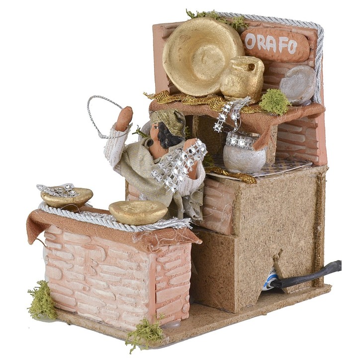 Orafo per presepe in movimento 10 cm