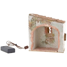 Workshop for illuminated nativity scene 15x9x16 cm h