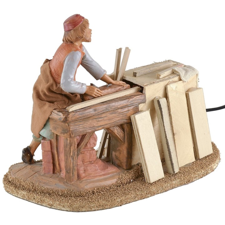 Carpenter in motion 19 cm Fontanini