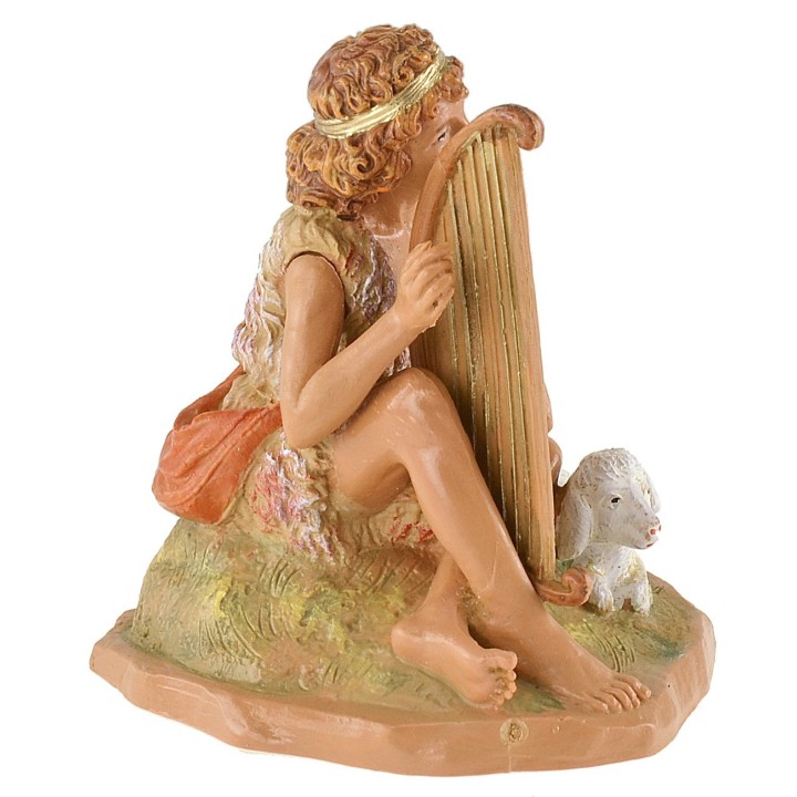 Faun with lyre 19 cm Fontanini series