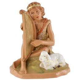 Faun with lyre 19 cm Fontanini series