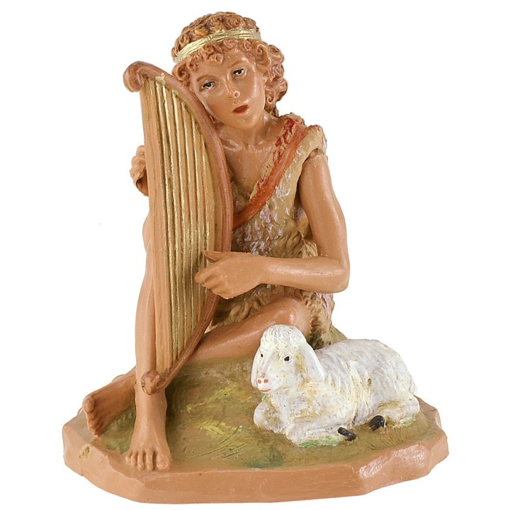 Faun with lyre 19 cm Fontanini series