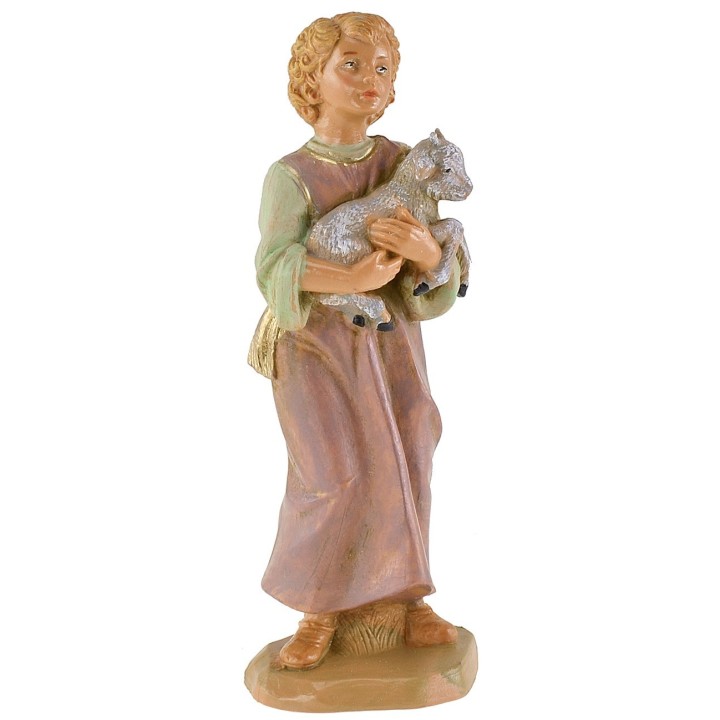 Niña con cabrita en brazos serie 19 cm Fontanini
