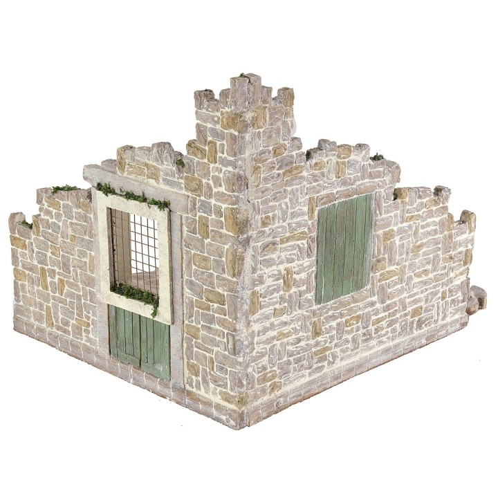 Ambientazione in resina per presepe cm 37x28,5x22,5 h