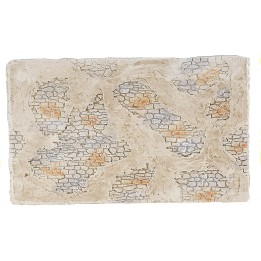Parete con intonaco per presepe fai da te cm 25x15,5x0,8 h