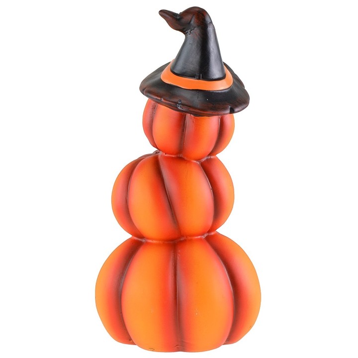 Muñeco de calabazas con luces LED que cambian de color a pilas