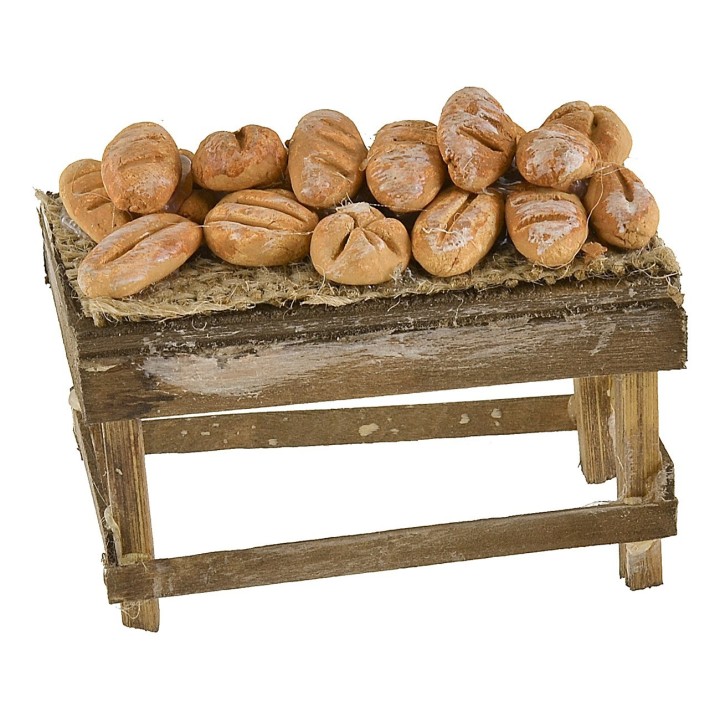 Banquete con pan surtido cm 8x4x4,5 h