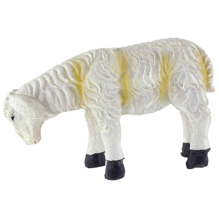 Pecora con striature gialle a testa bassa per statue da 24 a 30