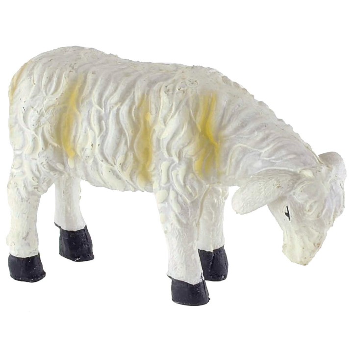 Pecora con striature gialle a testa bassa per statue da 24 a 30