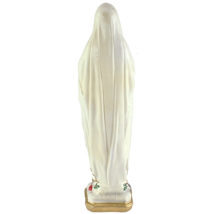 Madonna of Lourdes in resin h 41.5 cm