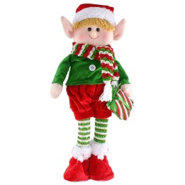 Elfo navideño h 57 cm