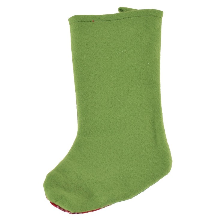 Calcetín de la Befana en colores surtidos cm 16x32 h