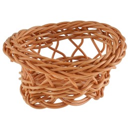 Oval basket 7.5x6.5x3.5 cm h