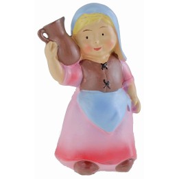 Shepherdess with resin amphora 10 cm Oliver child style