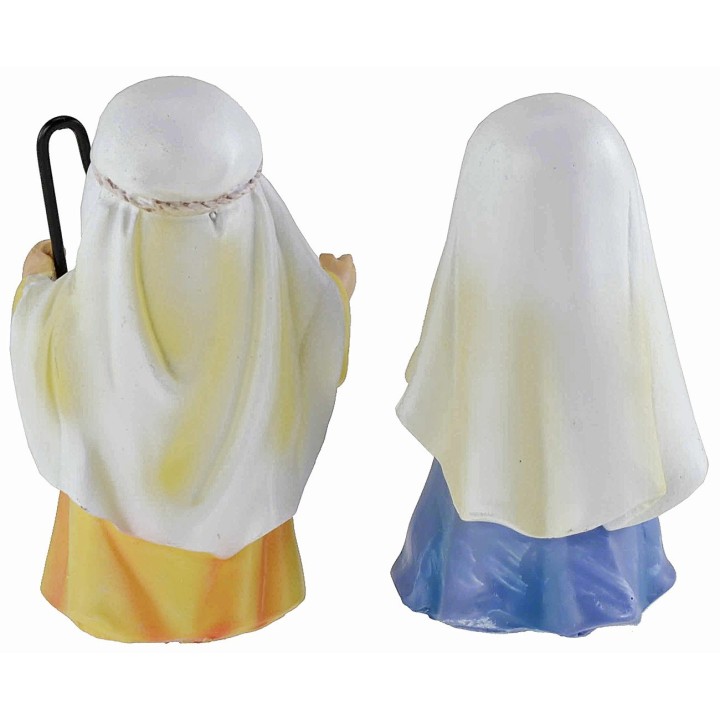 Nativity 5 subjects in resin 10 cm Oliver child style
