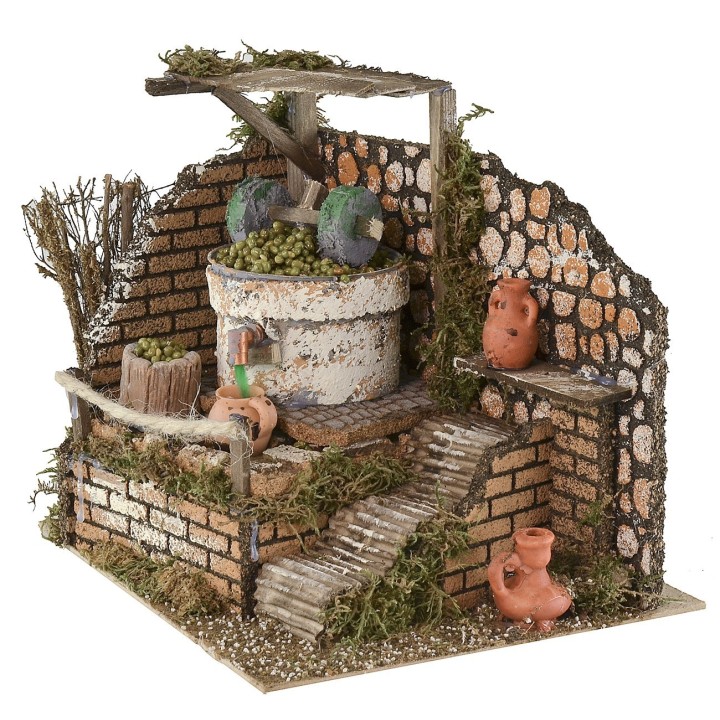 Working oil mill 24x21x22 h cm